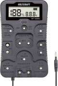 Miniatyrbild 1 av 4: VOLTCRAFT batteritestare BT-12DIG mätområde (batteritestare) 1,2 V, 1,5 V, 3 V, 3,7 V, 6 V, 9 V, 12 V batteri,