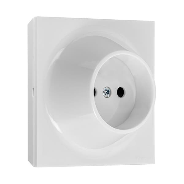 FONTINI Neo Evo Uttagsuttag 2P komplett uppstickande vit