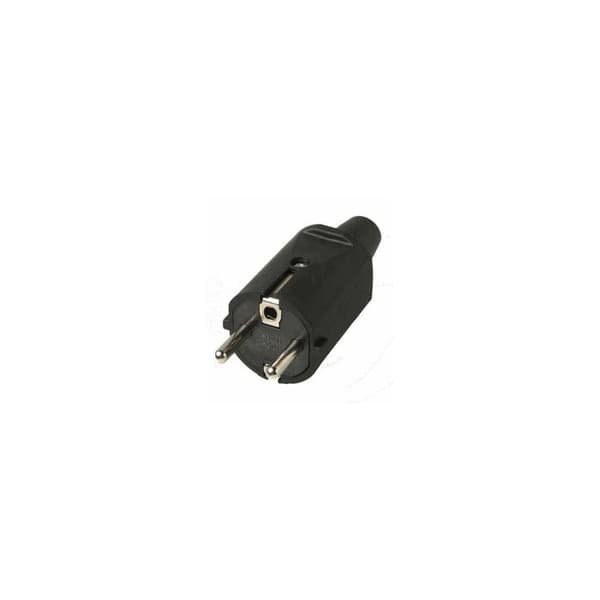 IP44 16A SVART VATTENTÄT HANPLUG