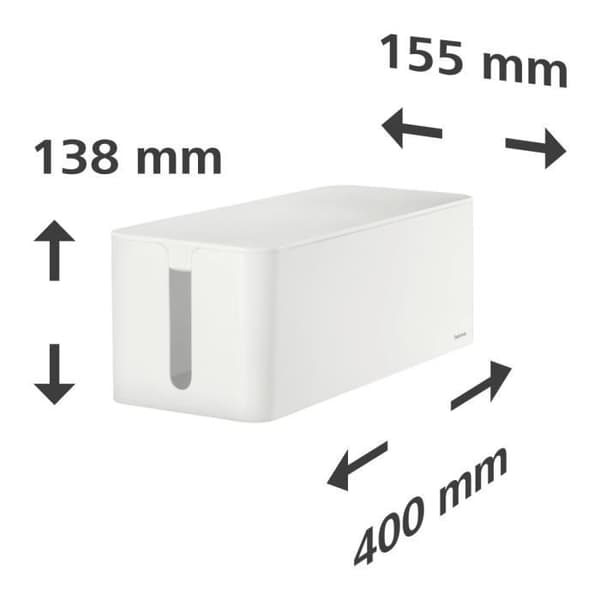 Kabellåda - HAMA - Grenuttag - Svart - 6 uttag - Plast