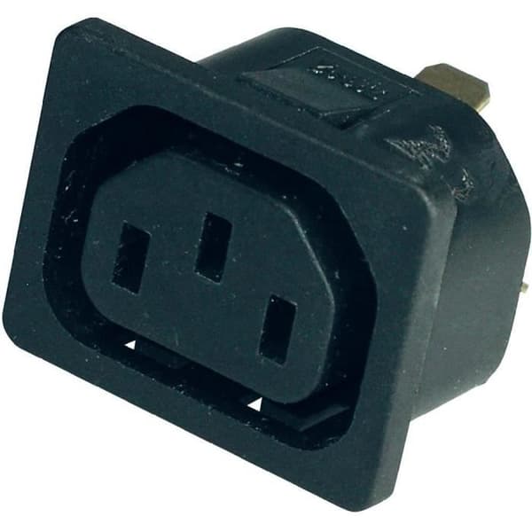 Svart Cei-sockel 1mm Kaiser 796/10/63/sw/C