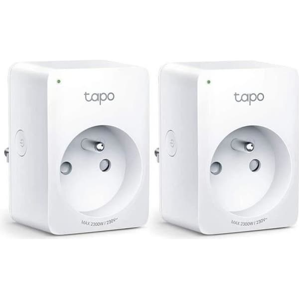 TP-Link Tapo WiFi Smart Plug, kompatibel med Alexa och Google Home, Röstkommando, Fjärrkontroll, Tapo P100 (2-pack)