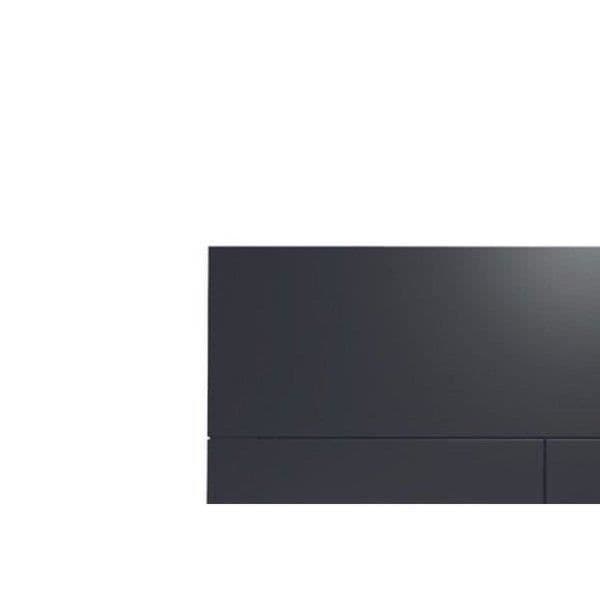 Kontrollpanel - TeCe - Square II - Dubbelteknologi - Matt svart metall - Klar att installera
