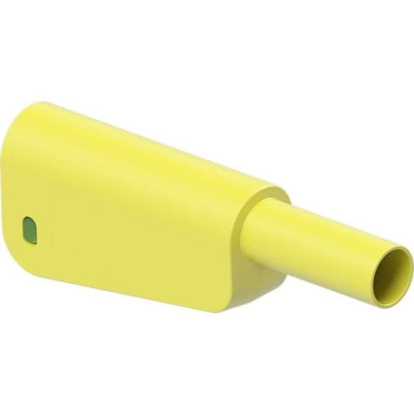 Hanskyddsbananplugg - Stäubli - SLQ-4N-46 - Stift Ø: 4 mm - Färg(er): Gul, grön
