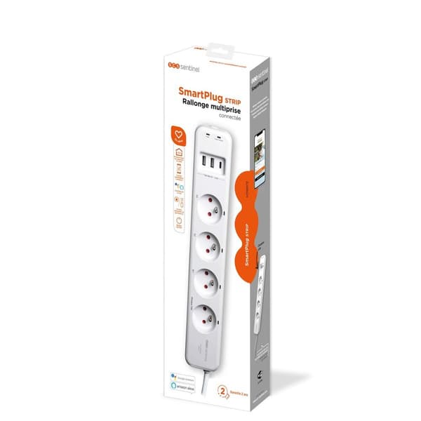 4-stiks bundkort uden tænd/sluk-knap SCS SENTINEL SmartPlug 240 V