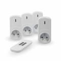 Miniatyrbilde 1 av 3: Socket set with remote control Chacon (4 enheter)