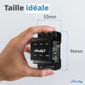 Miniatyrbild 2 av 2: Professionellt anslutet relä - SHELLY - Pro 3 - 3 kanaler - 48A - Wi-Fi, LAN &amp; Bluetooth