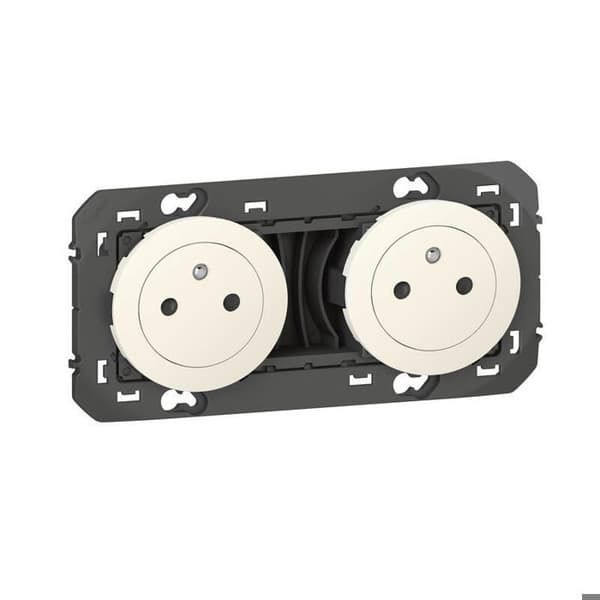 Eluttag - LEGRAND - DOOXIE - 2 x 2P+E - 16A - Barnskydd