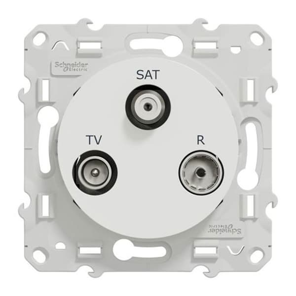ODACE TV / FM / SAT-uttag 1 skruvingång - SCHNEIDER ELECTRIC - S520461
