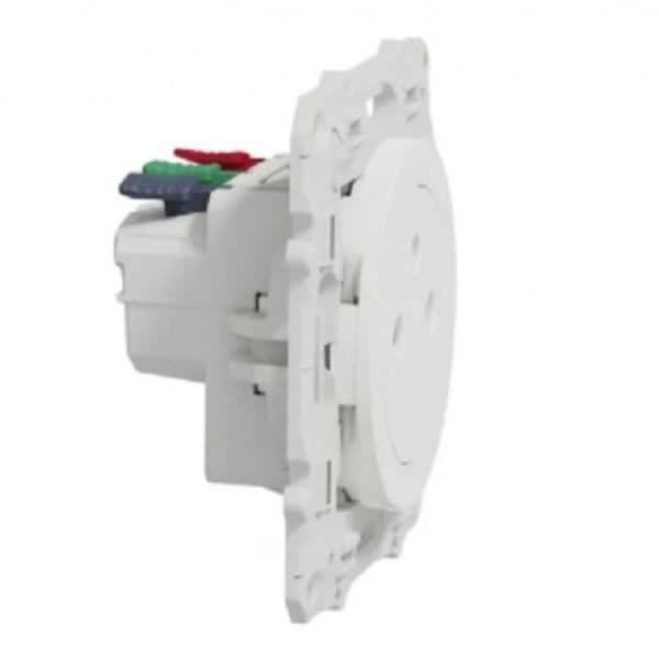 Strömuttag - Schneider - Odace Styl - Vit - 16A - 250V - 2P+E