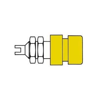 STANDARD ISOLERAT 4MM UTTAG - GUL BIL 20