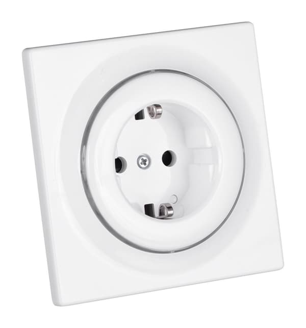 Fibaro Walli stikkontakt Type F Hvid