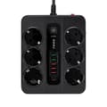 Miniatyrbillede 1 af 10: INF EU 6-stik, 5 USB-porte, 1 USB-C-port
