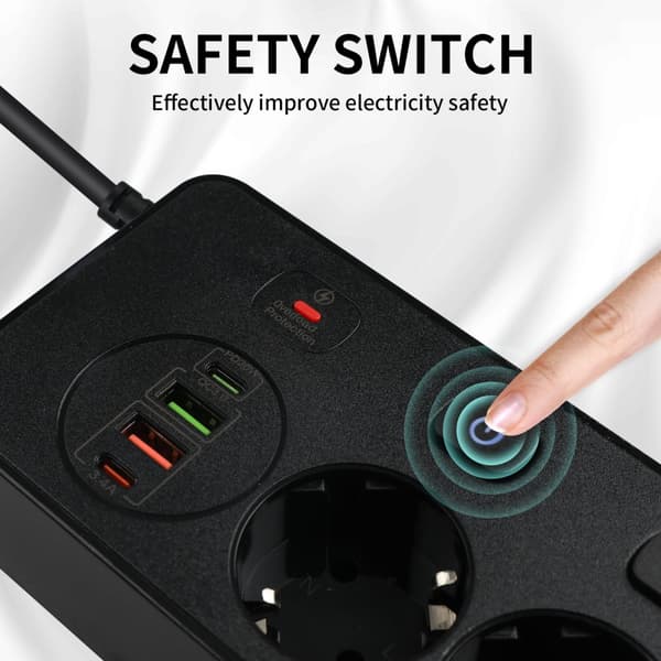INF BKL-505 EU Hurtiglading Power Strip 0