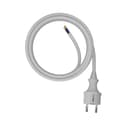 Miniatyrbillede 2 af 4: AWTOOLS KABEL MED STIK 5m 2x1,5 HVID H05VV-F