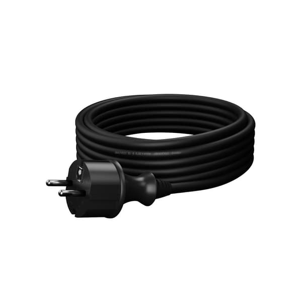 AWTOOLS KABEL MED STIK 1,5m 3x1,0 SORT H05VV-F