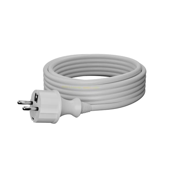 AWTOOLS KABEL MED STIK 1,5m 3x1,5 HVID H05VV-F