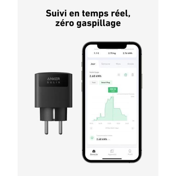 Anker SOLIX smart plug - Endast med Solarbank 2 E1600 AC/Plus/Pro