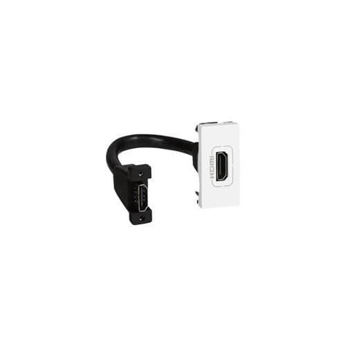 föranslutna hdmi typ a audio video uttag legrand mosaik