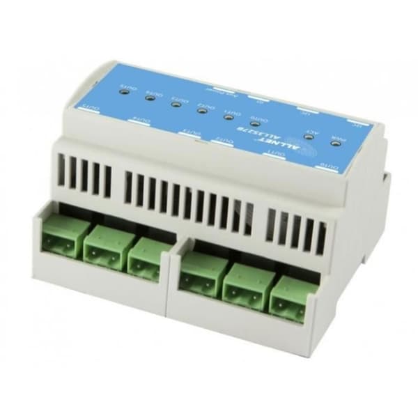 ALLNET ALL3527B, 12 V, 250 V, 10 A, blå, vit