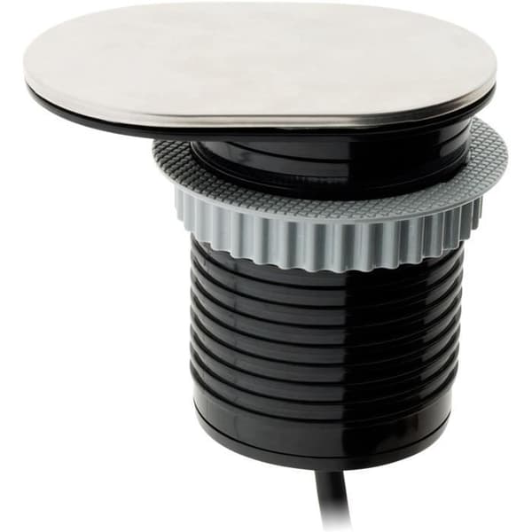 Inbyggd strömkontakt - OTIO - 1 kontakt - Svart - 16A - USB - Strömbrytare