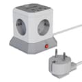 Pikkukuva 1 / 4: BW-EC1 8-in-1 Pysty Cube EU Socket Plug Power Outlet Extender 4 AC-pistorasialla / 2 USB-A / 2 USB-C MacBook iPad Game Office Home