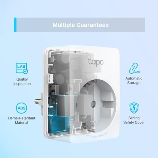 TP-Link TP-Link Tapo P100 Wi-Fi Mini Smart Plug (paket med 2)