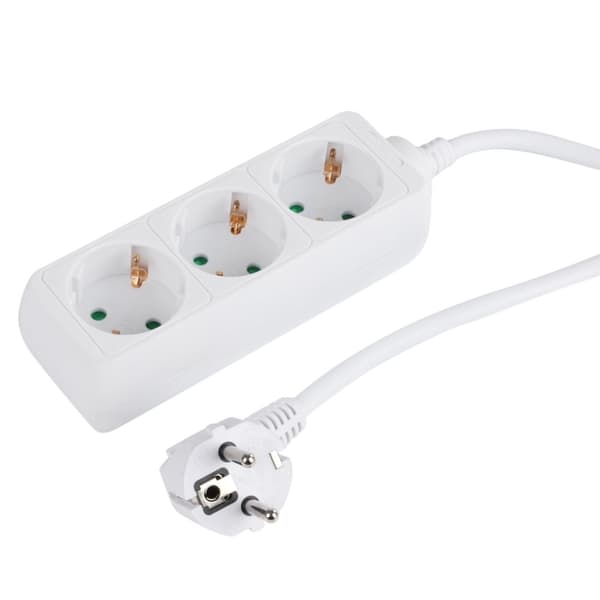 Q-Link bordstik 3x jording og 5,0 m Sn (3x1,5 mm)