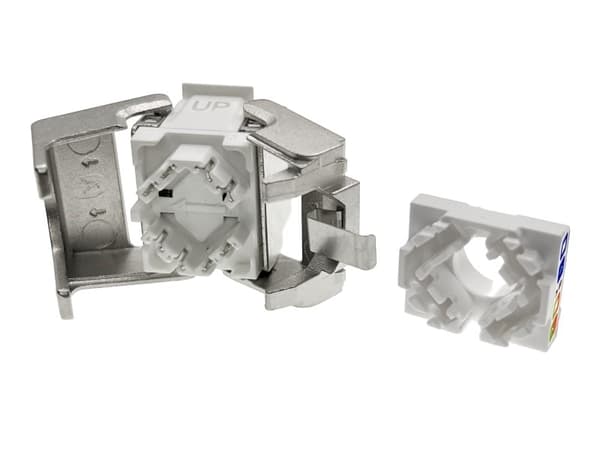 Alantec MB005-1 RJ45 verktygslös STP cat.6A PoE+ keystone-modul ALANTEC Plus - Förbättrad överföringsprestanda