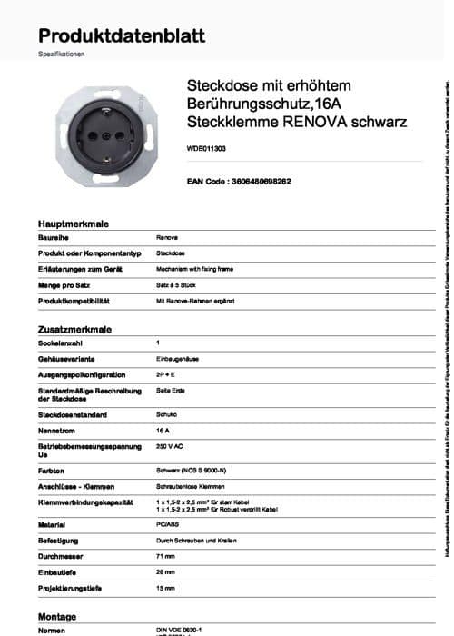 Schneider eluttag - WDE011303