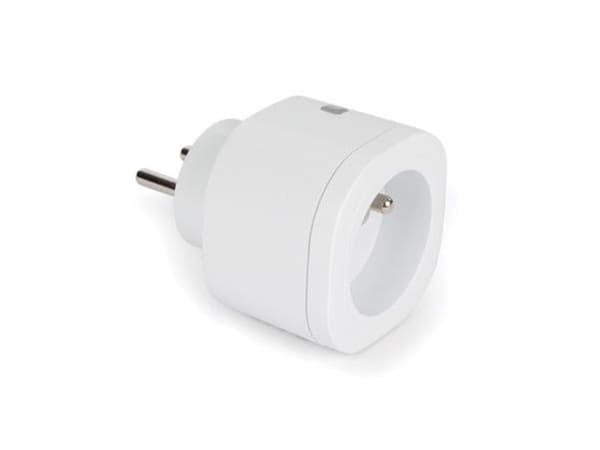 Smart WiFi-kontakt - Perel - 230V - Jordad kontakt - 2,4 GHz - Vit