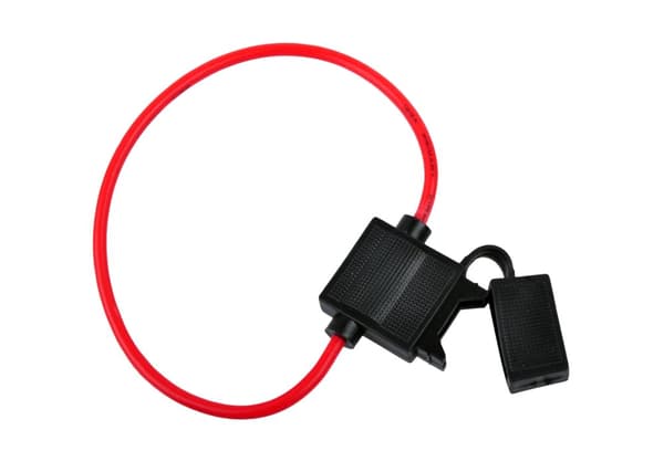 Bladsikringsfatning (20 mm) med 2,5 mm ledning