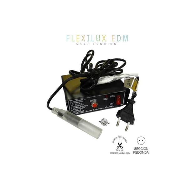 Programmer - GENERISK - Flexilux 2 Vägar - 100m - IP44 - 2 Uttag - Inomhus/Uteplats
