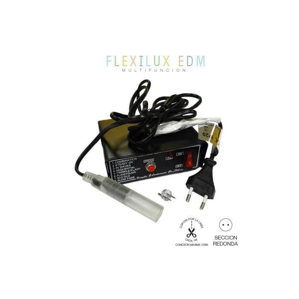 Programmer - GENERISK - Flexilux 2 Vägar - 100m - IP44 - 2 Uttag - Inomhus/Uteplats
