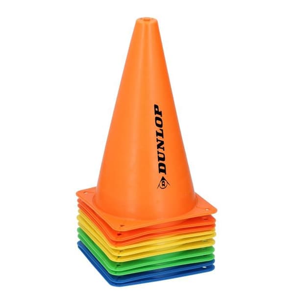 PACK 10 DUNLOP ENTRENAMIENTO CONOS