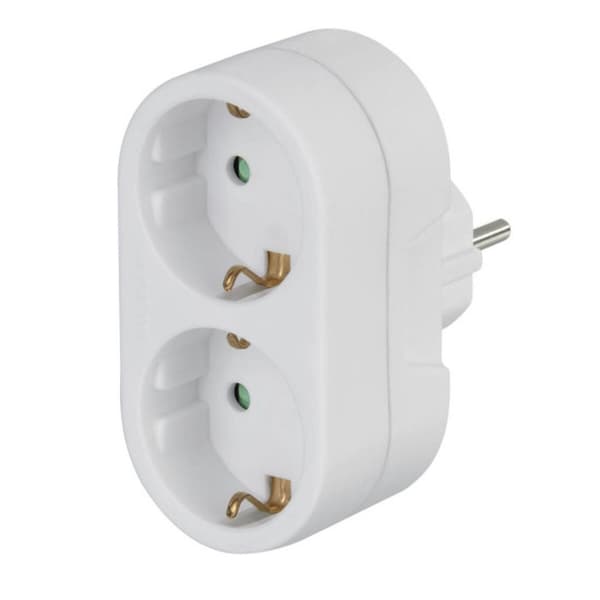 Pistokeadapteri Hama 00108876 Valkoinen 3680 W 250 V