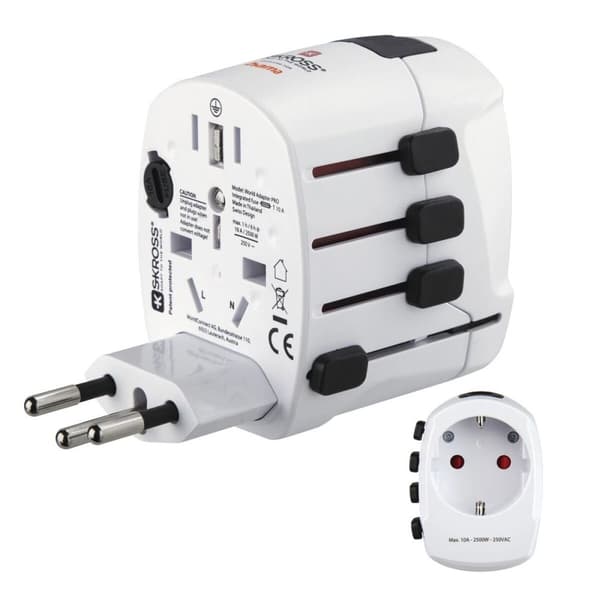 Universell adapter Hama TRAVEL Hvit