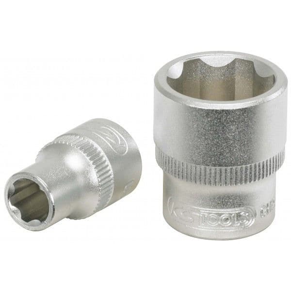 Douille F6 - 3-8" - 6 mm - CHROMEmat KS TOOLS