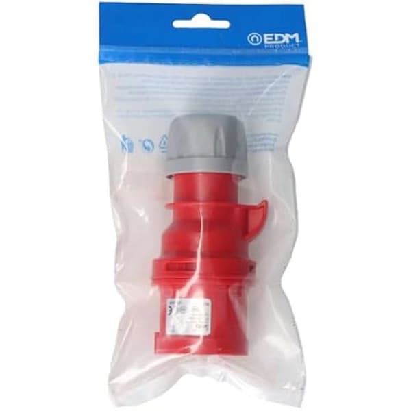Cetac 3 P+E-kontakt - EDM - Flerfärgad - Färdig att installera - Flera uttag - 3 poler