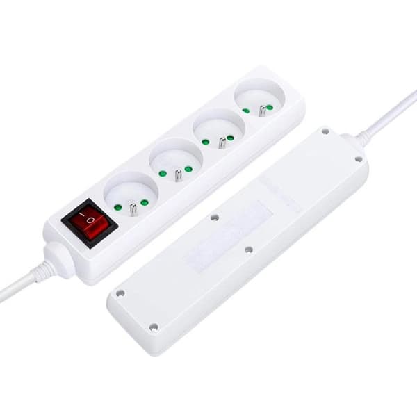 Multiblock - Noname - 4 Uttag - Strömbrytare - 230V - 16A