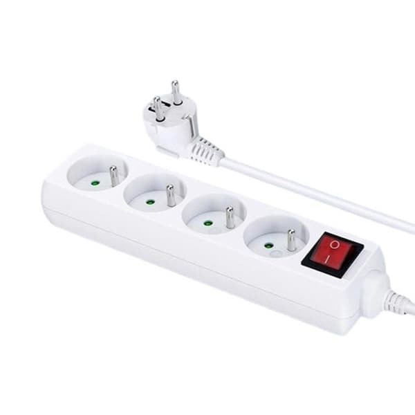 Multiblock - Noname - 4 Uttag - Strömbrytare - 230V - 16A