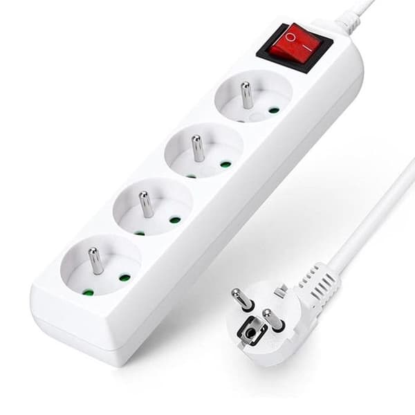 Multiblock - Noname - 4 Uttag - Strömbrytare - 230V - 16A
