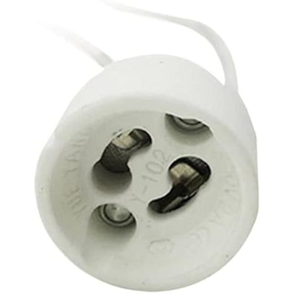 Douille GU10 - SILVER SANZ - Kablage 15 cm - Påse med 50 enheter - 230 V - Tillbehör