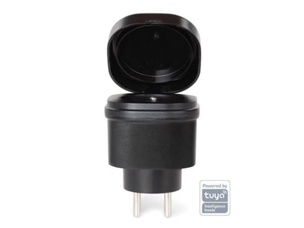 Smart Wi-Fi uttag - Perel - Vit - 3000 W - IP44 - Utomhusbruk