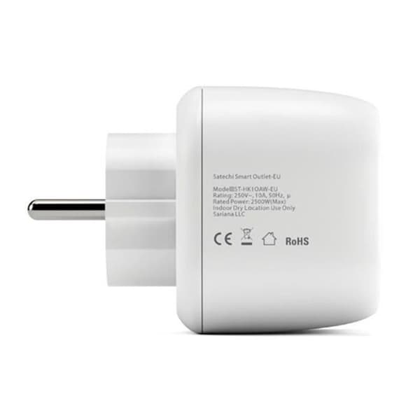 Trådlöst Smart Vägguttag 2.4 GHz Homekit Satechi Vitt