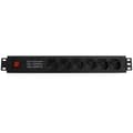 Miniatyrbild 1 av 4: WP WPN-PDU-I06-06, 6 AC-uttag, 3500 W, svart