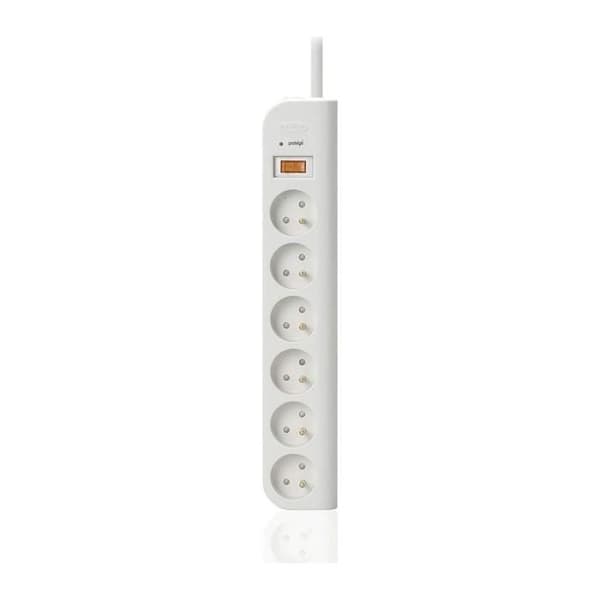 BELKIN Överspänningsskydd - 6 uttag - 1 m