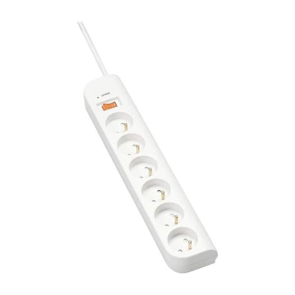 BELKIN Överspänningsskydd - 6 uttag - 1 m