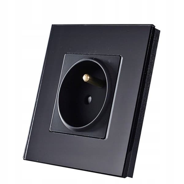 ENKEL GLAS STIK 86mm - SORT