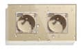 Miniatyrbillede 2 af 5: DOBBELT GLAS STIK 157mm HERMETIC - GULD FARVE